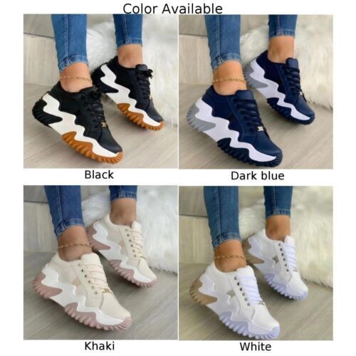 Womens Breathable Mesh Running Sneakers Casual Air Cushion Tennis Sports Shoes