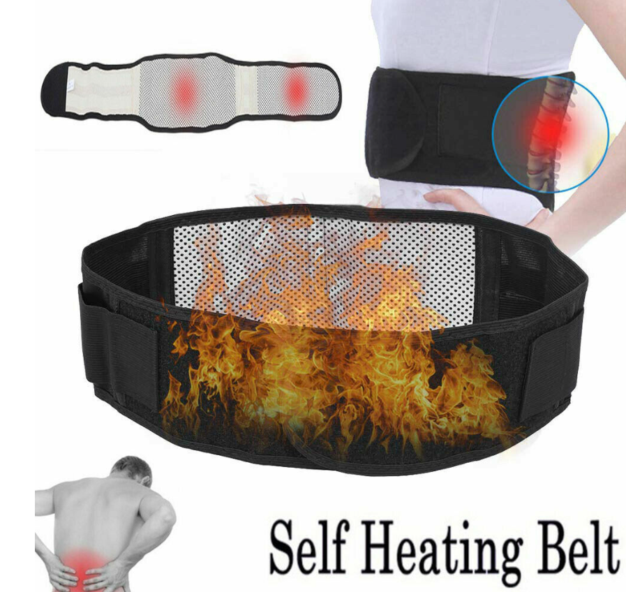 Neoprene Lower Back Support Belt Brace Lumbar Waist Adjustable Strap Sciatica